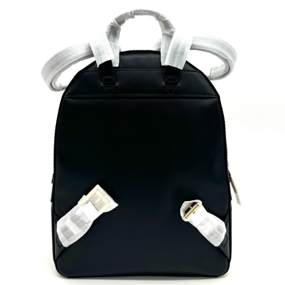 Michael Kors Medium Jaycee Backpack Black/Gold - Picture 5 of 12